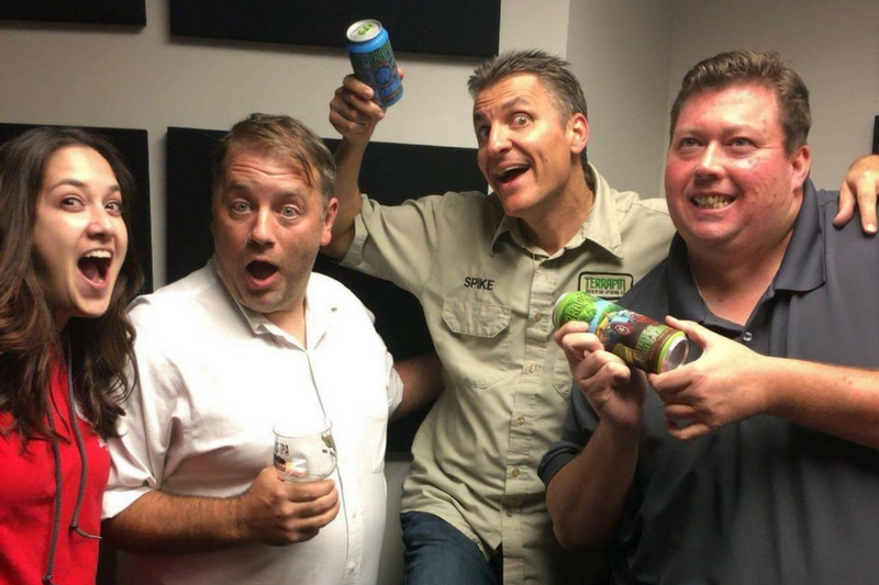 Terrapin Beer Company's "Spike" Buckowski was in the Beer Guys Studios, and we were very excited.
