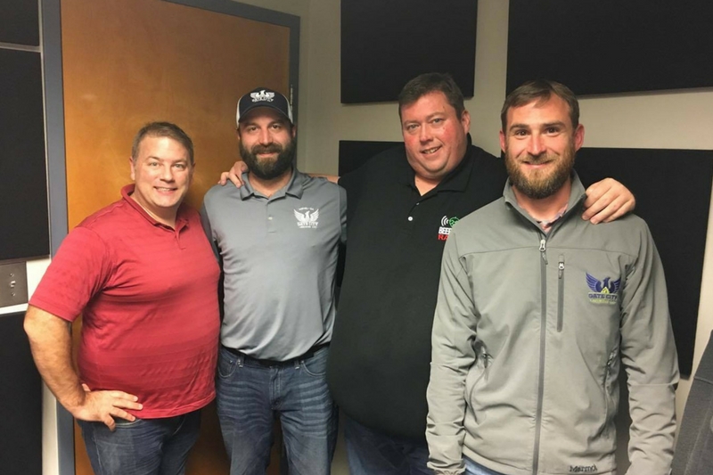 Gate City's Pat Rains (left, with the stellar beard) and Brian Borngesser join the Beer Guys in studio this week.