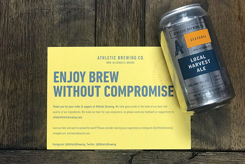 Athletic Brewing non alcoholic craft beer