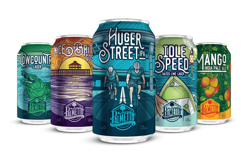 Palmetto Brewing Cans