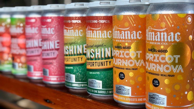 Almanac Beer Co Cans