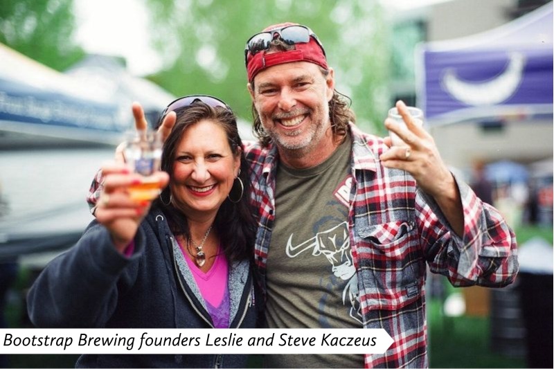 Bootstrap Brewing founders Leslie and Steve Kaczeus