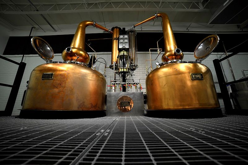 ASW Distillery Copper Pot Stills Atlanta GA