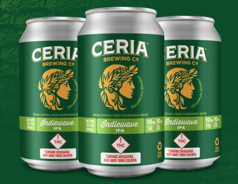 CERIA Brewing THC and CBD beer