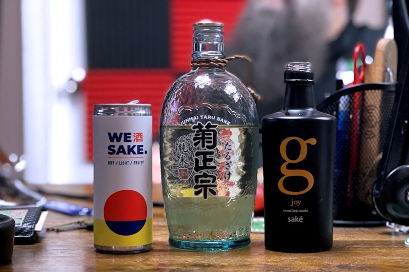 Bottles of Sake